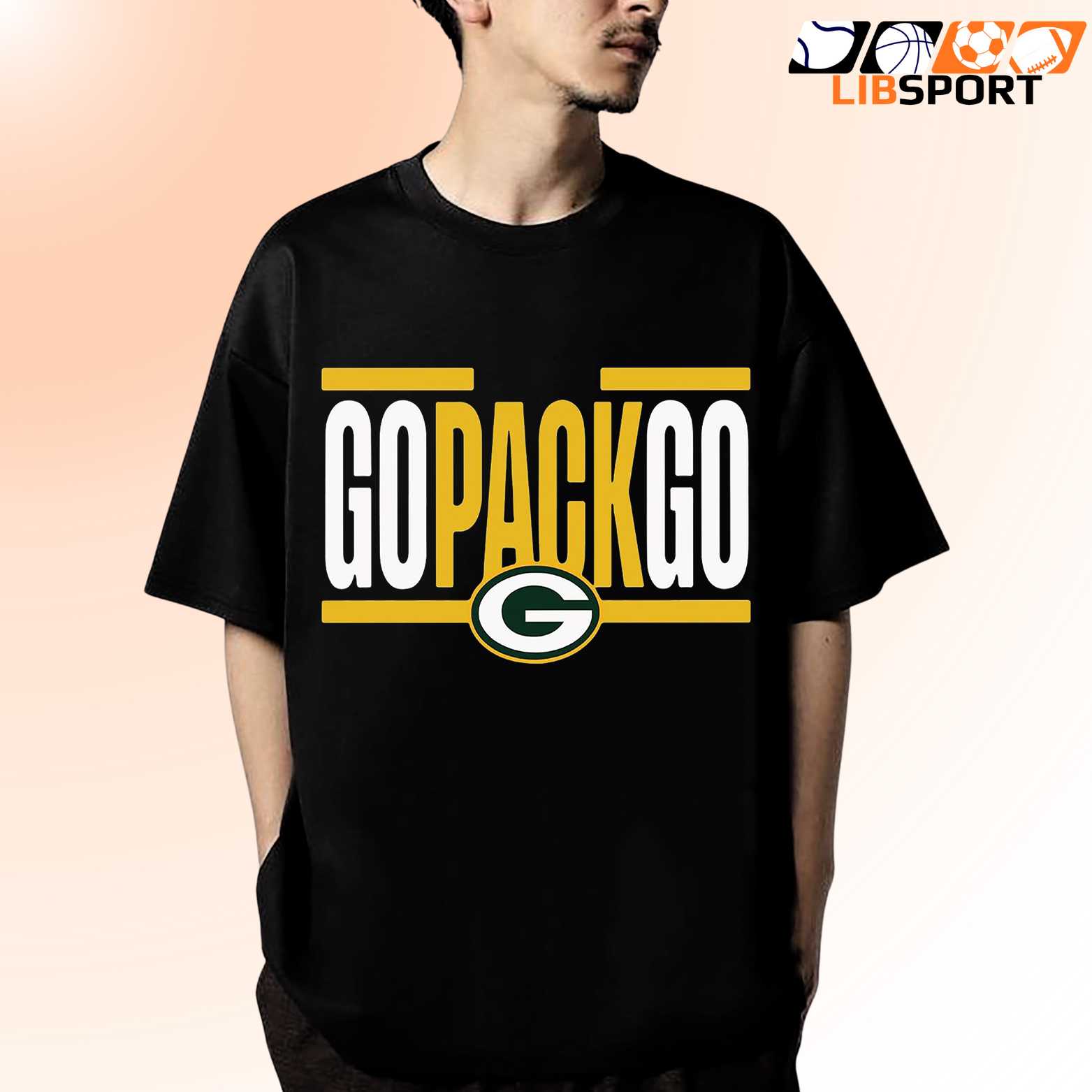 Go Pack Go T-Shirt, Green Bay Packers Football Tee, Unisex Nfl Game Day Shirt